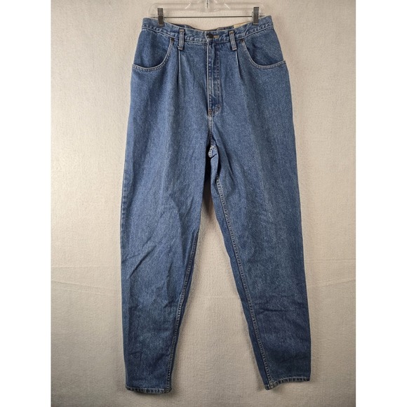 Eddie Bauer Denim - Eddie Bauer Womens Jeans Size 14 Tall High Rise Tapered Blue